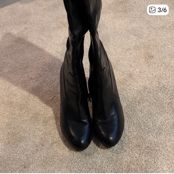 Charlotte Russe Black Over the Knee Boots - Picture 3 of 6